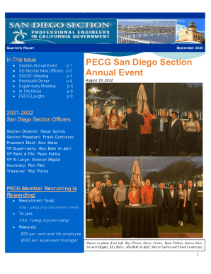 PECG San Diego Section