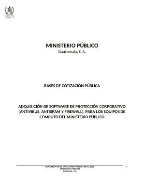 BASES DE COTIZACIN PBLICA