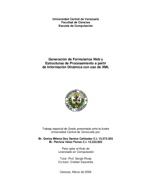 Generacin de formularios Web y estructuras de ...