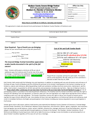 Vendors - Madison County Covered Bridge Festival