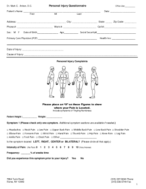 Date of Injury - Rome - Anken Family ChiroCare