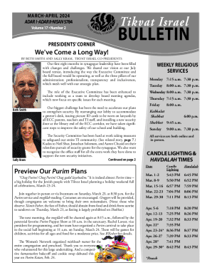 ADAR I -ADAR II-NISAN 5784