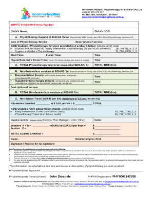 NDIS Service Request FormCore Physio &amp; Pilates