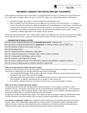 What is informed Consent? Dental Implants and their uses