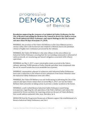 Project: 1st Draft of the OrdinanceCity of Benicia