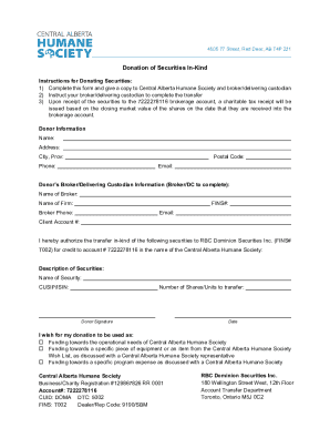 Questions From ClientsHow to Donate Securities In-Kind ...