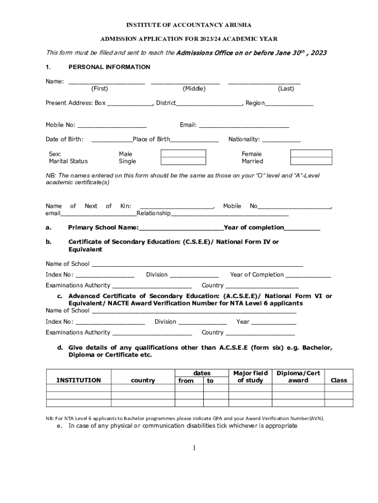 Form preview