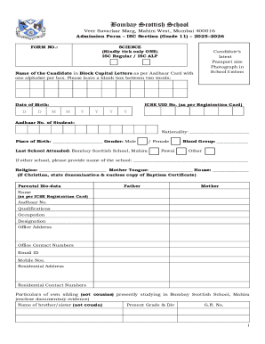 Bombay Scottish School: Home