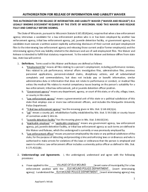 What is a Release of Liability Waiver?