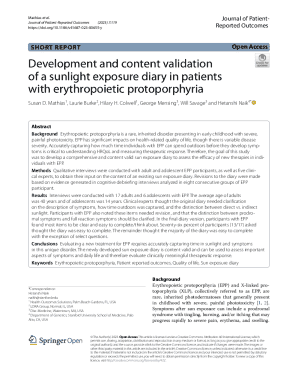 time to prodrome, the warning signal to exit sun exposure ...