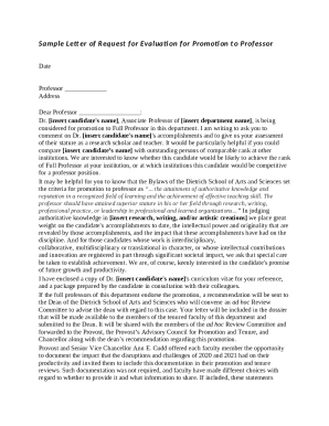 Sample Letter to Outside Reviewers of Candidates Under ...