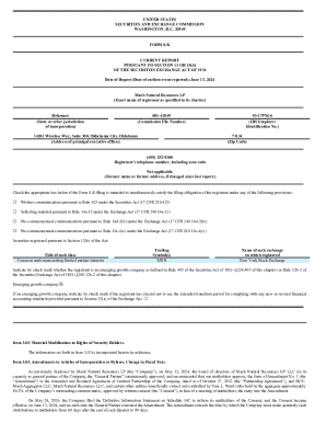 As previously disclosed by Mach Natural Resources LP (the Company), on May 13, 2024, the board of directors of Mach Natural Resources GP LLC (in its