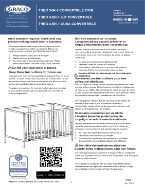 Graco Theo Convertible Crib - Baby to Toddler Bed Brazil