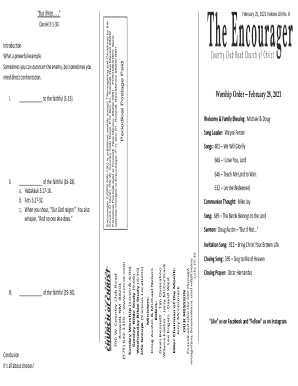 to the faithful (1-15)