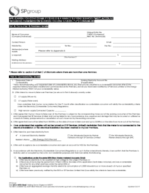 APPLICATION FOR CONTESTABILITY STATUS &amp; ...