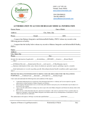 Forms - Balance Integrative &amp; Infusion