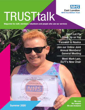 Magazine for staff, members, volunteers and people who use our services