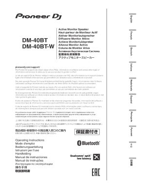 Support Contact - Pioneer DJ - Global English Website