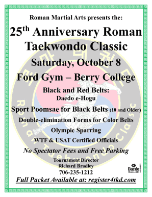 25th Anniversary Roman Taekwondo Classic