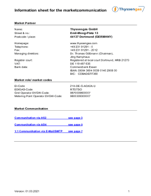 Thyssengas GmbH - Company Profile and News