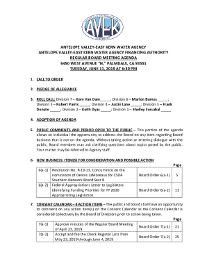 Antelope Valley-East Kern Water Agency Financing ...