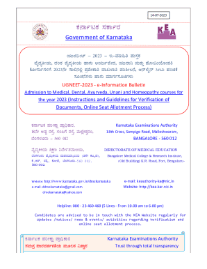 Karnataka NEET UG Counselling for MBBS Admission