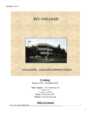 PCI College Catalog