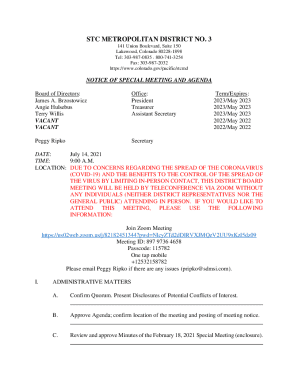Official DocumentsSTC Metropolitan District 1-3