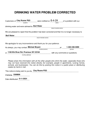 Boil Water Notices -Frequently Asked Questions for Residents ...