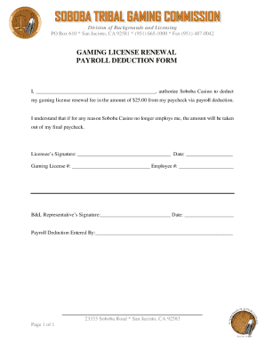 Badge Replacement-Payroll Deduction Form. ...