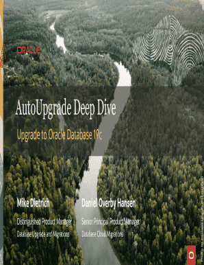 AutoUpgrade Deep Dive - Upgrade to Oracle Database 19c