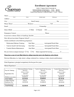 Charles F. Chapman School of Seamanship's Post