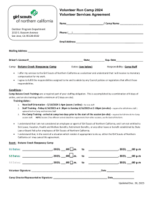Volunteer Run Camp Information - GS Norcal HelpCenter