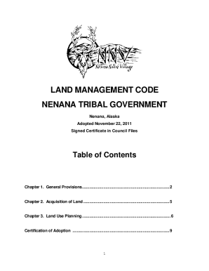 tribal business code nenana tribal government
