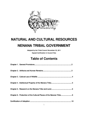 Nenana Tribal Constitution and Codes