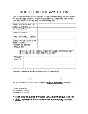 Birth Certificate - Government Modernization and Service ...