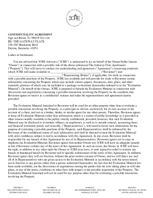 RE: THE GATEWAY FLATS 256-284 Manhattan Blvd Dayton, ...