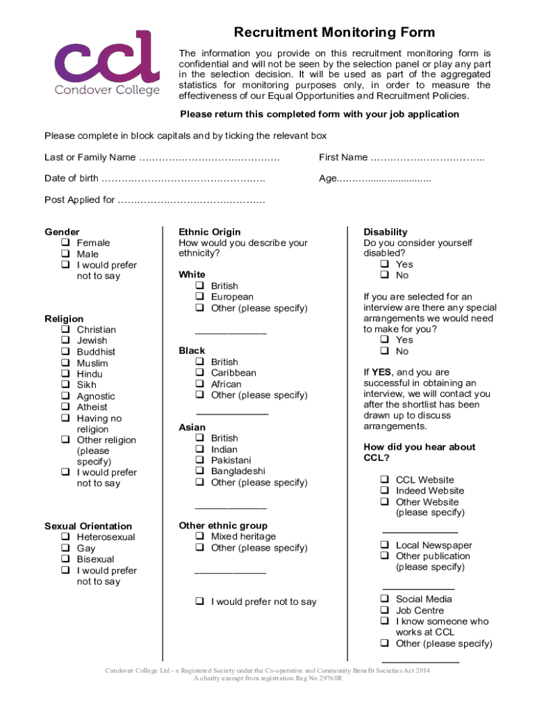 Fillable Online General InformationHow to fill in a Job Application Fax ...