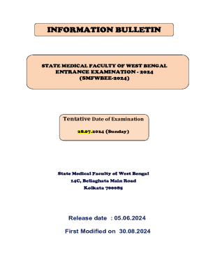 State Medical Faculty of West Bengal Entrance Examination