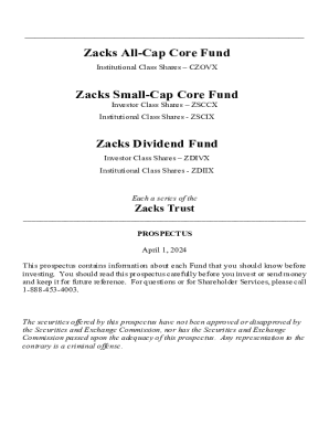 CZOVXZacks All-Cap Core Institutional Fund Stock Price