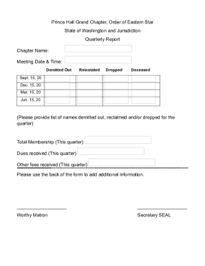 District 9, Order of the Eastern Star, Oklahoma City, OK - PHA