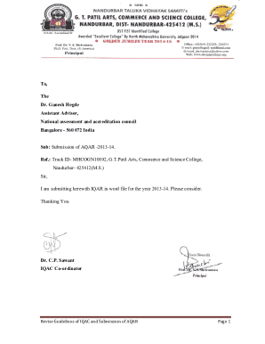 To, The Dr. Ganesh Hegde Assistant Advisor, National ...