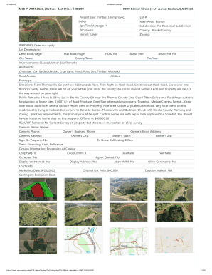 0000 Gilmer Circle (4+/- Acres) Boston, GA 31626 MLS