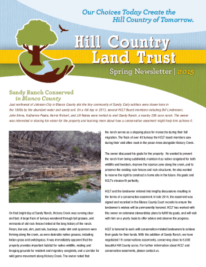 Johnson CityThe Future of Blanco County