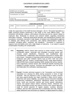 Job Posting: Senior Personnel Specialist - CalCareers - CA.gov