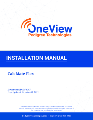 Pedigree Technologies OneView Cab-Mate Flex ...