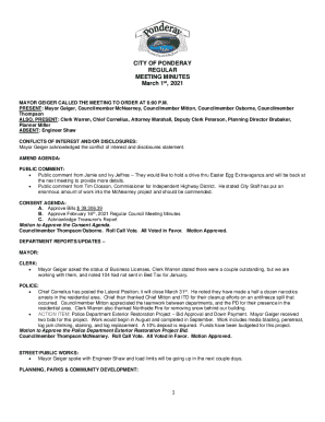 ALSO, PRESENT: Clerk Warren, Chief Cornelius, Attorney Marshall, Deputy Clerk Peterson, Planning Director Brubaker,
