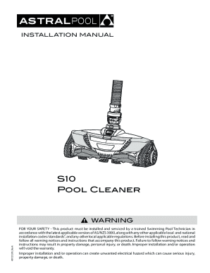 S10 Pool Cleaner