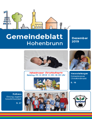 Die Gemeinde Hohenbrunn, die Vereine und