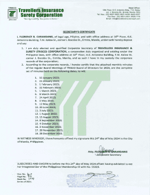 TRISCO General Information Sheet (GIS)